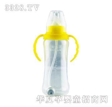 贝佳亲300ML标口防胀气自动吸弧形PP奶瓶