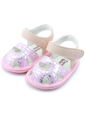 天使之婴经典花纹婴儿鞋TS2302粉红