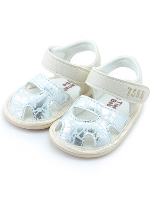 天使之婴简约经典婴儿鞋TS2032银白